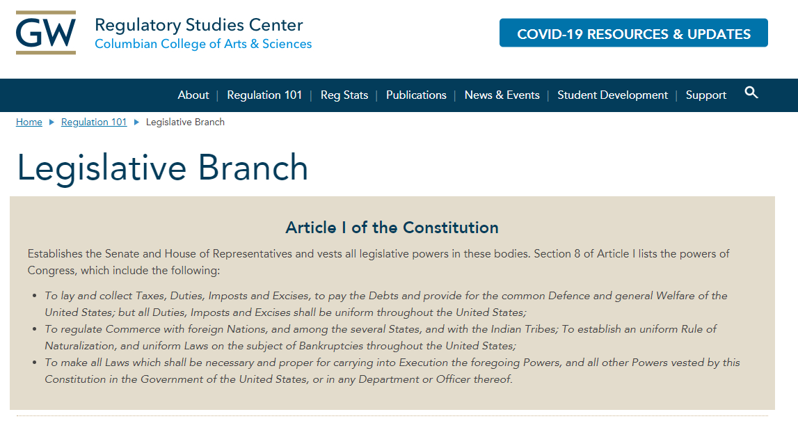 RegStudies's tweet photo. Happy #ConstitutionDay!
📜https://t.co/FFezquv0MB
Our #Regulation101 pages connect the rulemaking process to each branch of the federal government, and references the #Constitution to help understand where each branch gets its related authority!
#ConstitutionDay2020 https://t.co/2M9h4AXBhi