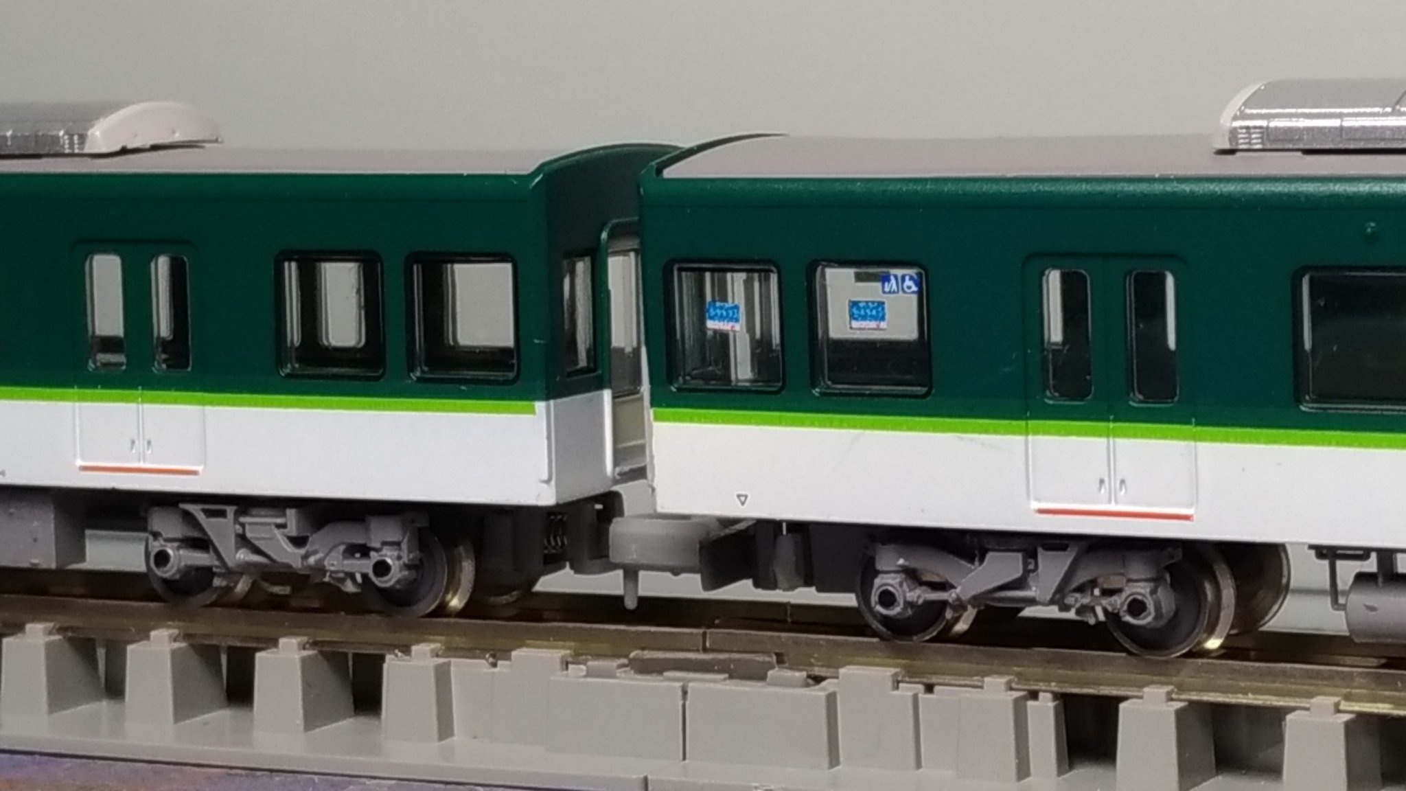 京阪電車 運転台 両数ステッカー 7連・5連 京阪電車 運転台 両数ステッカー 7連・5連
