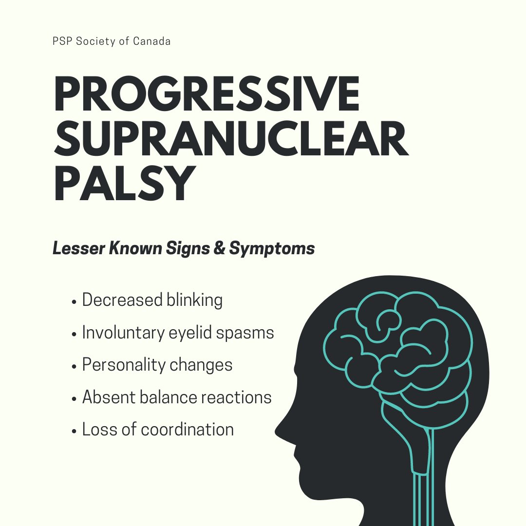 SIGNS &amp; SYMPTOMS

The sooner we recognize what PSP is doing the sooner we can act.