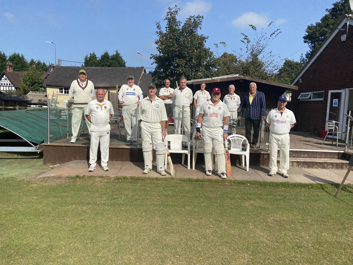 StaffsCricket's tweet photo. Staffs 60+ ready for their second game of the season v @Derbyshirecc 60+ @milfordhallcc at the break @StaffsCricket were164for 5 #gostaffs https://t.co/F081sS4I5S