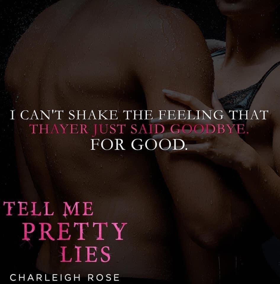 🌩🌩$0.99 SALE🌩🌩

Oneclick Tell Me Pretty Lies by Charleigh Rose for $0.99 or Read FREE in KINDLEUNLIMITED! 

US amzn.to/2wocyeY
CA amzn.to/2XcpC1W