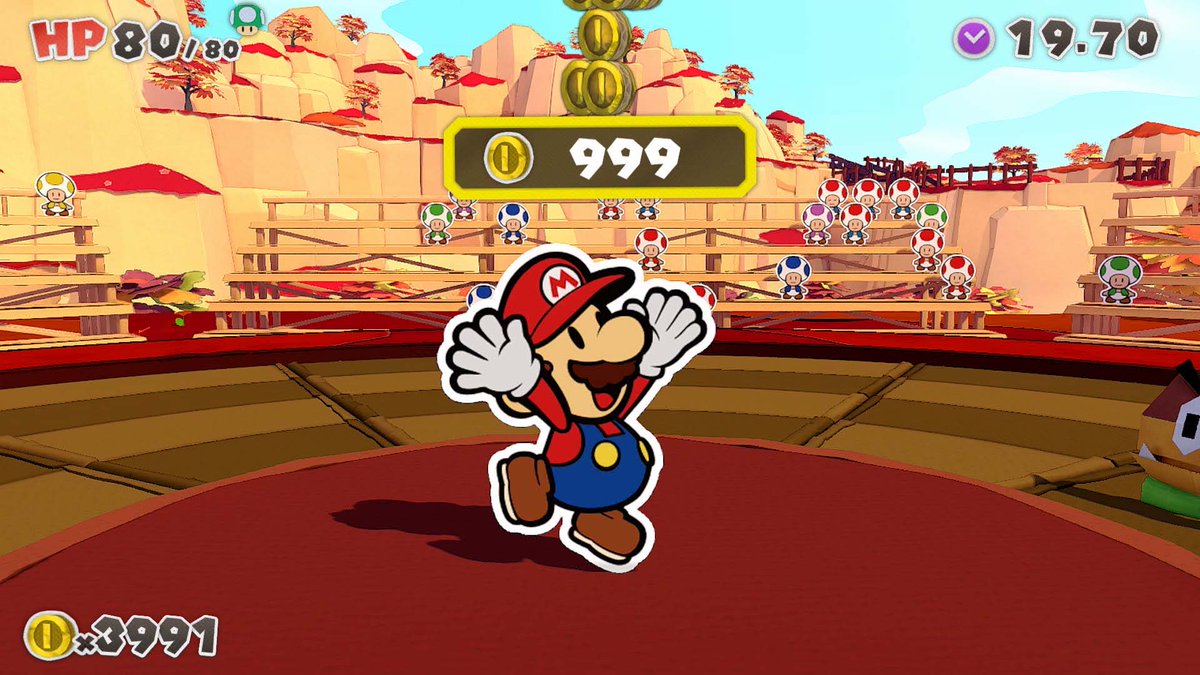 Paper Mario: The Origami King (2020) Smaller than the previous games, but same aesthetic. Much more use than the other games. Buying weapons, accessories, time in battle, and for bribing toads. The game throws a lot at you. But going for 100%, you will spend a lot of them. 9/10.