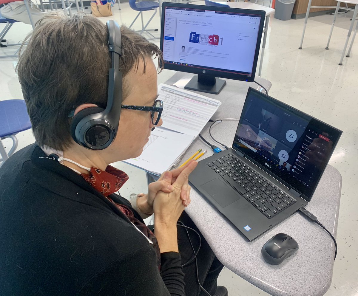 Aiken Innovate (@aiken_innovate) on Twitter photo Oh la la! Vive la technologie! <a href="/DrakeMadame/">꧁༺ʍǟɖǟʍɛ ɖʀǟӄɛ༻꧂</a> conducts a live session in Teams with her French 1 virtual course. She’s overjoyed with being able to facilitate learning and reconnect with her students via technology! Oh la la! Vive la technologie! <a href="/DrakeMadame/">꧁༺ʍǟɖǟʍɛ ɖʀǟӄɛ༻꧂</a> conducts a live session in Teams with her French 1 virtual course. She’s overjoyed with being able to facilitate learning and reconnect with her students via technology!