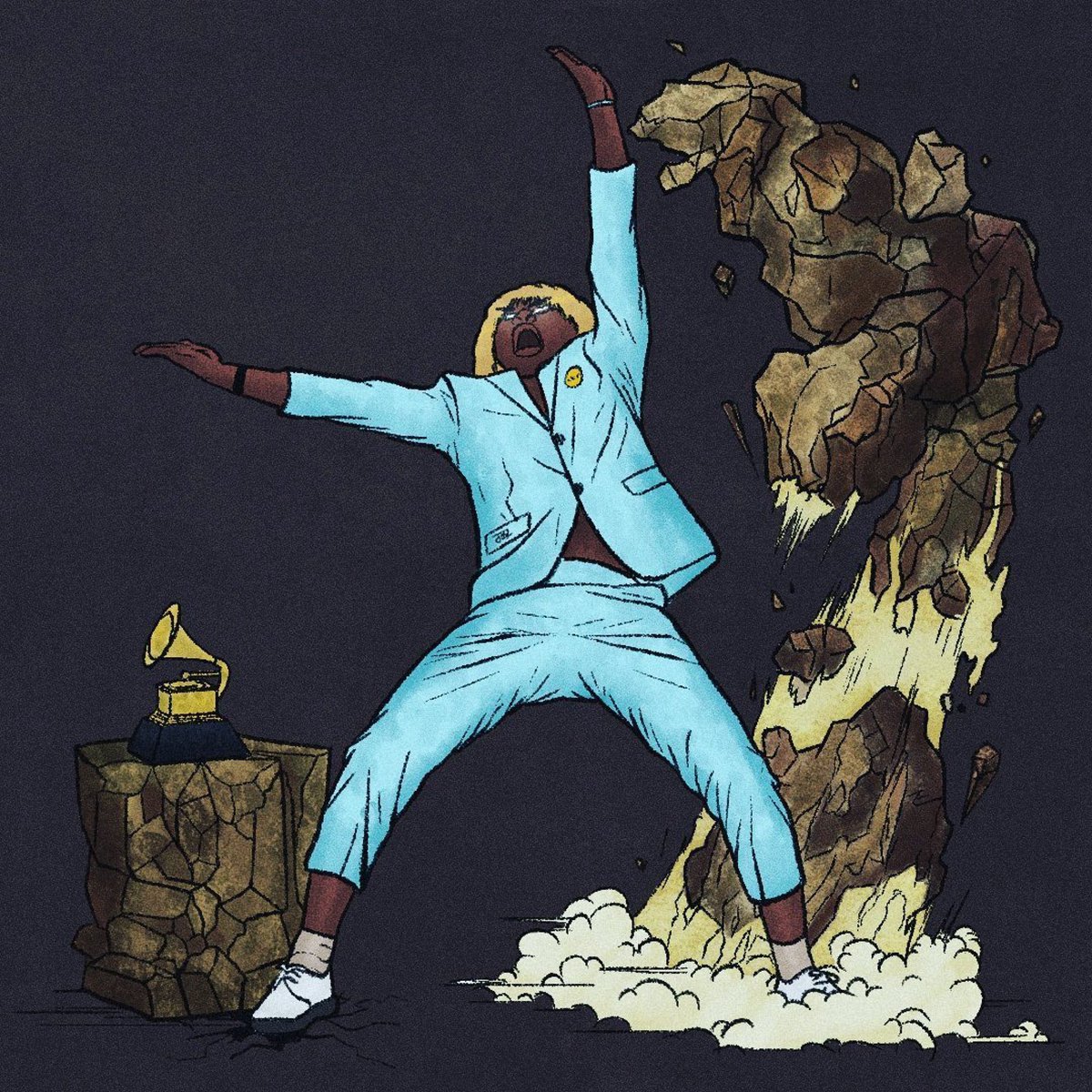 XXL's tweet photo. Uzi the Drip Bender, Tyler the Earth Bender and La Flame the Fire Bender 

🎨￼: @jatuur https://t.co/kGi4BBuoxe