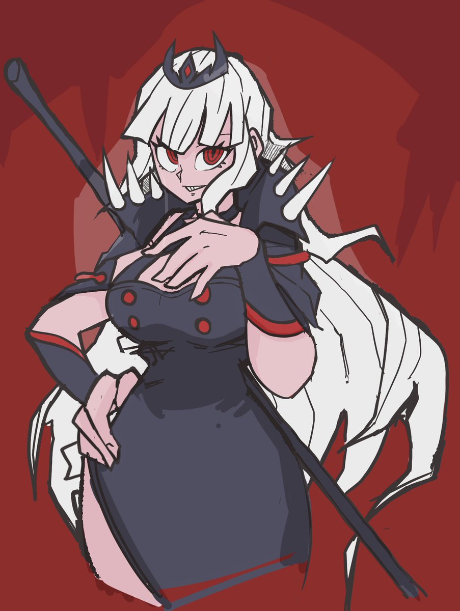 target5260's tweet image. ヘルテイカー風カリオペ
#hololivemyth 
#callillust  #カリイラスト