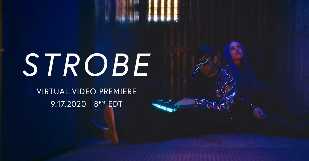 telelectrix's tweet image. Tonight's the night! Our 'Strobe' music video brings the dance party to your screen on YouTube. We'll be hanging in the chat starting at 8 p.m. w/ @SlateRoofFilms and @publi_sist talking about the visual and all that inspired it. We hope to see you there!
