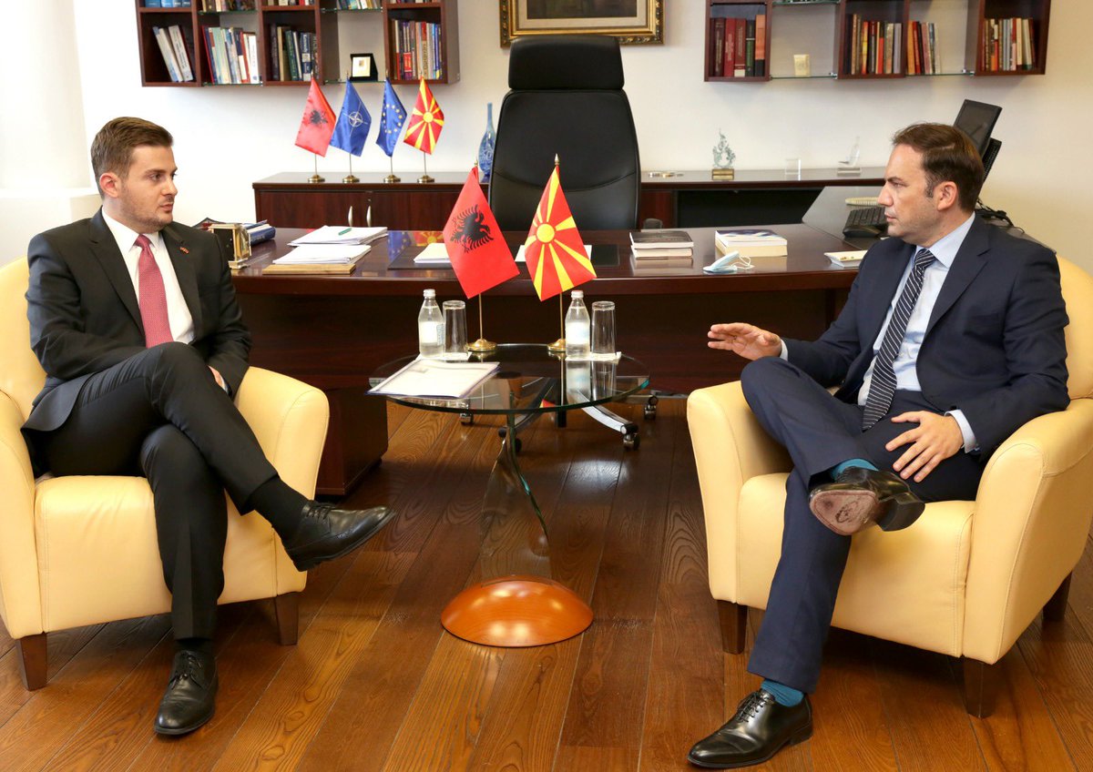 Bujar_O's tweet photo. #Albania is one of our closest friends and allies and working together we can assure prosperity, stability, security and the European perspective of the Region. I congratulated my colleague @CakajGent for Albania's 2020 @OSCE Chairmanship and wished him a productive year. https://t.co/6PoP25QtUD