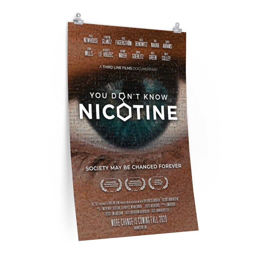 With COVID-19 precautions in place, we will not have a merch store for our guests at the World Premiere.

Instead, we've chosen to open a virtual "crew shop" where you can get our gear sent anywhere in the world.

shop.knownicotine.com