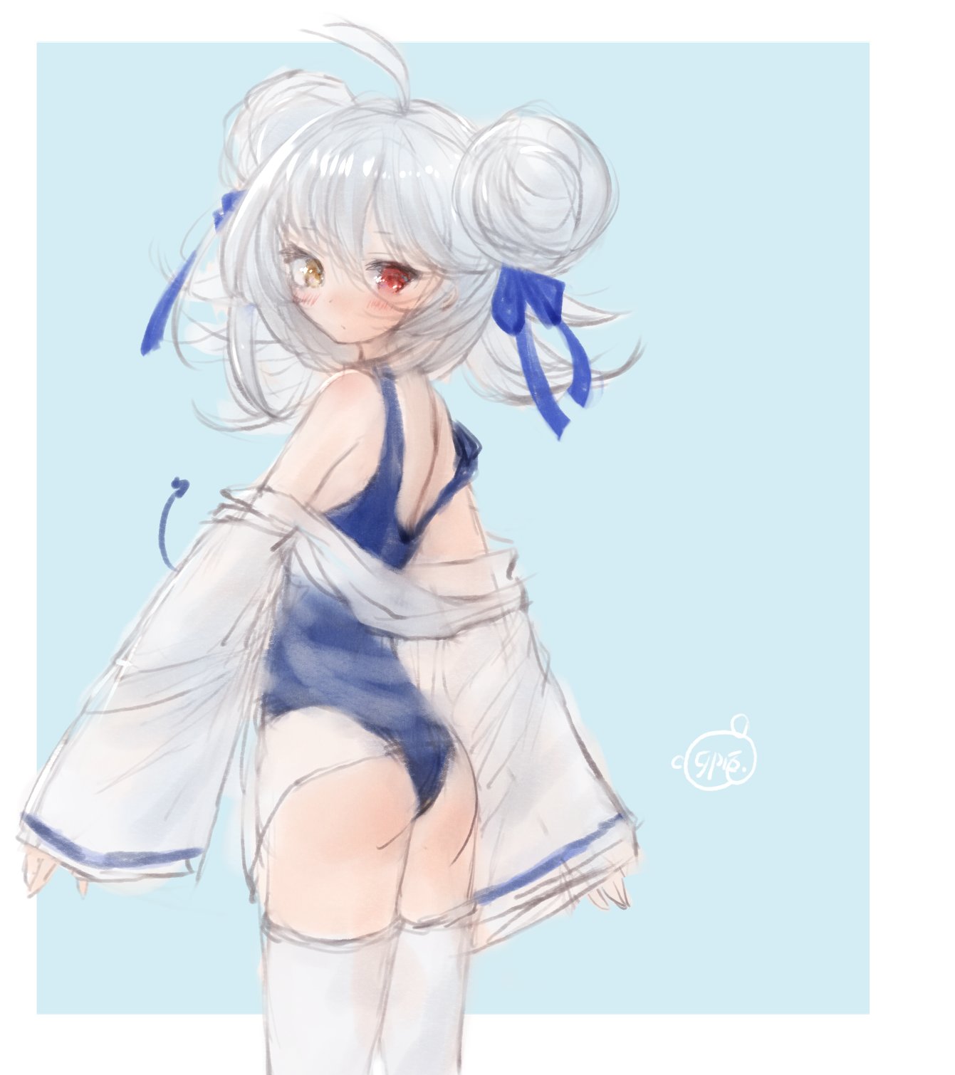 卯兎にぶ ニコラスちゃんの水着スキン かわいい アズレン アズールレーン T Co Wgys8q4cqy Twitter