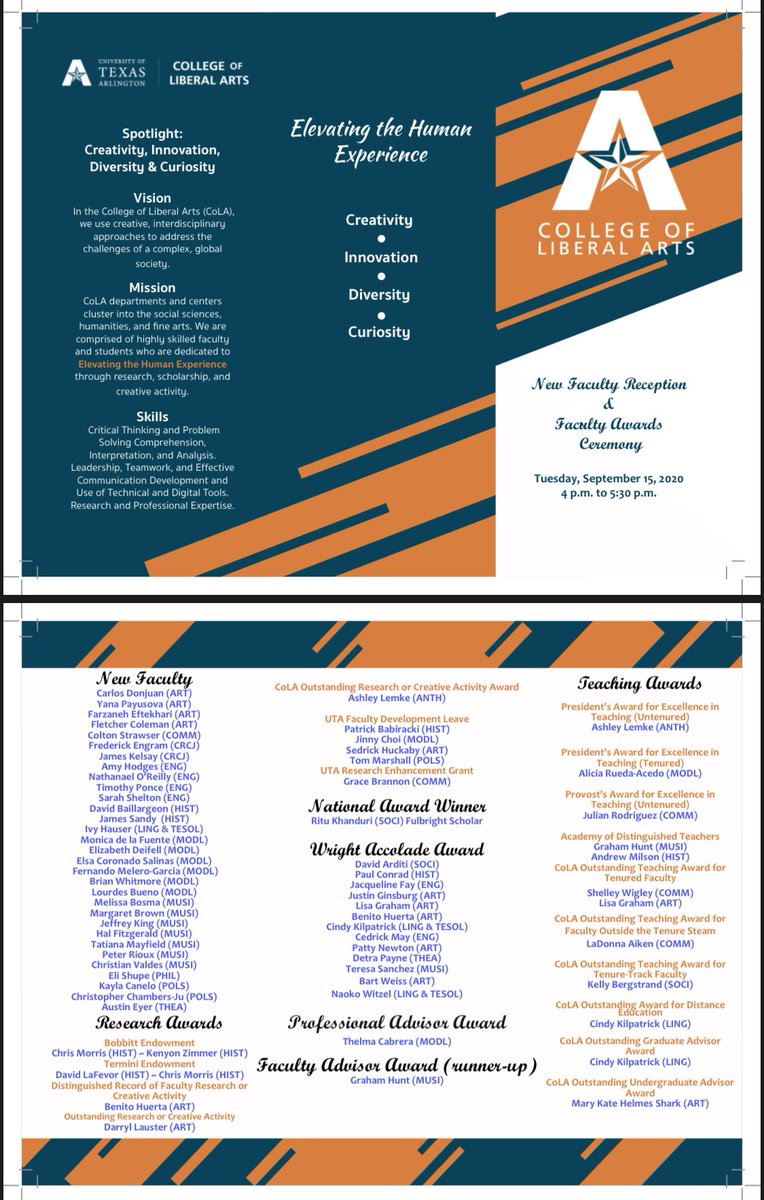 mfaye_uta's tweet photo. Check out our award winning sociology and anthropology faculty here at UTA! Congratulations to these outstanding faculty for their contributions to their disciplines and to our students! https://t.co/no3C09VE6l