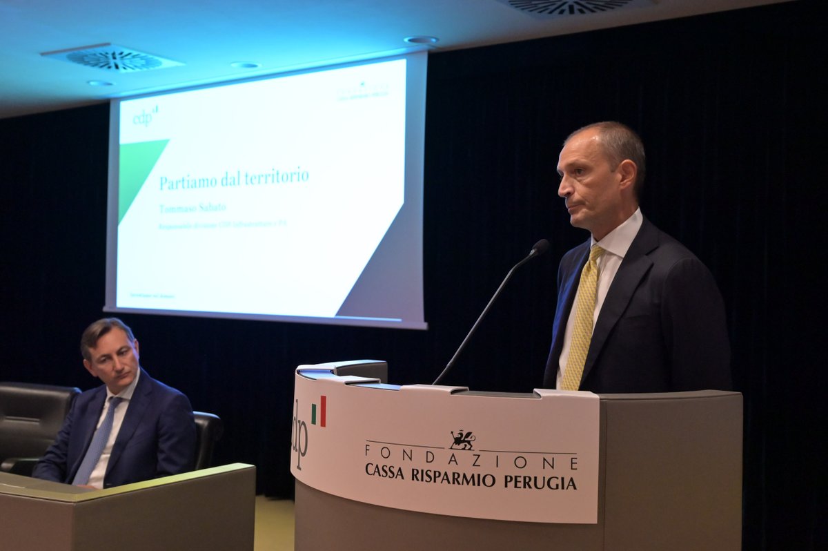 Apre a #Perugia #SpazioCDP, punto informativo regionale per #imprese e #pubblicheamministrazioni presso la #FondazioneCRPG. Rafforzate la presenza CDP sul territorio e la cooperazione con le Fondazioni per lo sviluppo di progetti congiunti a beneficio delle comunità locali (1/2)