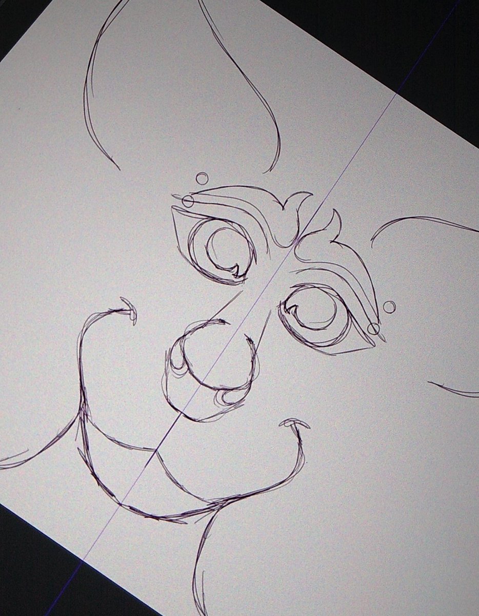 ToxicKhaos666's tweet photo. I can NOT express enough that I have NO idea what I'm doing 😂😂 I'm off to work and all I could do was shut my cover; I don't even know if it autosaves! 😭
#furryart #wip #workinprogress #headshot #clipstudiopaint #cspex #imclueless #ummmmm #symmetry #wtf https://t.co/Aa517RuuVm