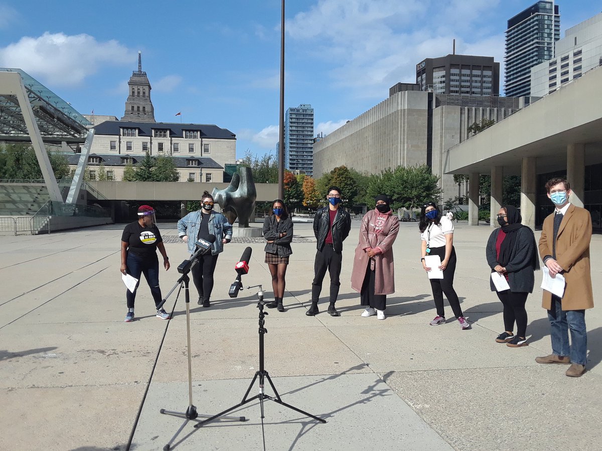 ttcriders's tweet photo. RELEASE: Post-secondary, high school, and youth orgs repping 100s of thousands are calling on Mayor @JohnTory and Premier @fordnation to increase service levels and public transit funding as students return to school. #TTC #topoli #onpoli 
Read the letter: https://t.co/8USwR681Sg https://t.co/ynAMa4Lns3