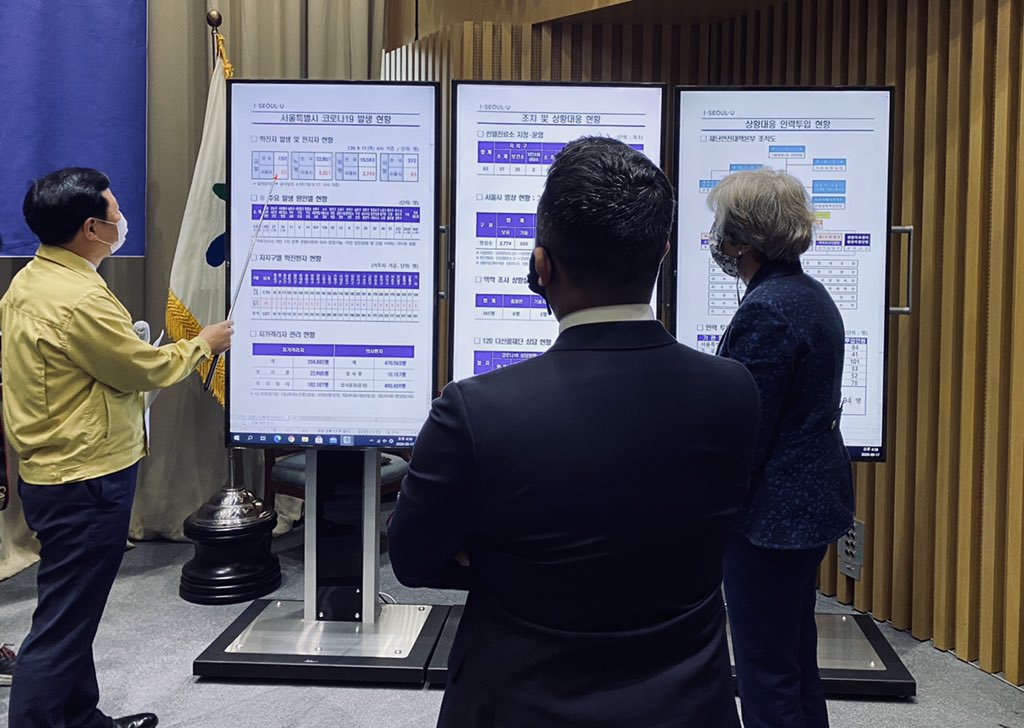 While in Korea I spoke at @wkforum and visited Seoul’s impressive Covid-19 command centre. We can learn from their pioneering approach to track and trace, which has kept the virus in check throughout the pandemic.