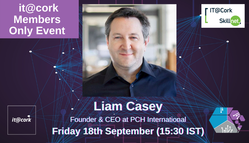 Tech_In_All's tweet photo. Tomorrow afternoon we have a very special closing event lined up for it@cork TechFest with @liamcasey from PCH International #TechCork20 
If you are a it@cork member &amp; would like to register for this event please email: admin@itcork.ie https://t.co/tBIhmkm0OR