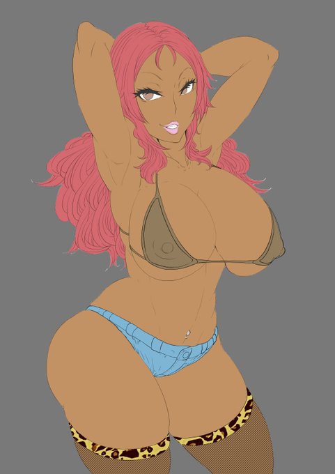 黒ギャル描きます。
後日色ぬりしてあげます〜。 