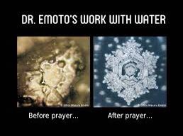 Did you know that water has a memory? Dr. Emoto proved that water molecules change according to the energy/frequency it is exposed to. E*motion affects and changes water molecules. 3/