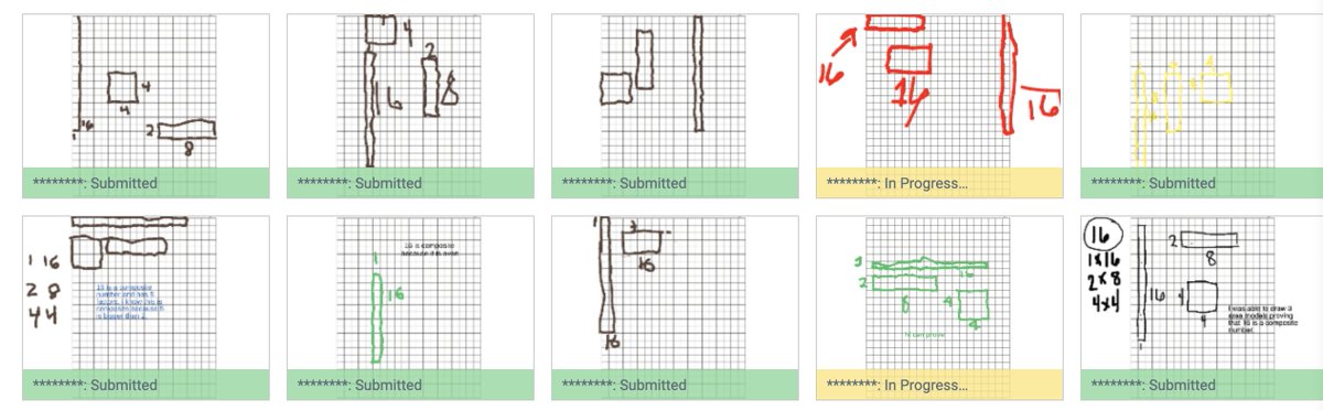 LMS6thScience's tweet photo. Using manipulatives or drawings to demonstrate and explain why a number is prime or composite- and giving peer to peer feedback! #virtuallearningatitsbest @Grescolts @VBTitleI @VBMathRocks #GallopToGreatness https://t.co/iPbSihEH8T