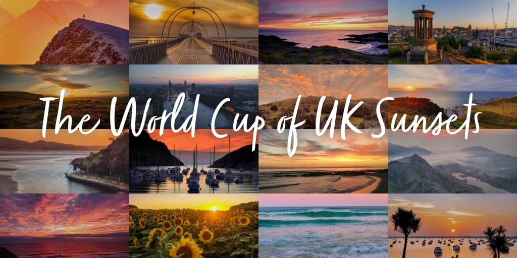 Introducing... 𝗧𝗵𝗲 #𝗪𝗼𝗿𝗹𝗱𝗖𝘂𝗽𝗢𝗳𝗨𝗞𝗦𝘂𝗻𝘀𝗲𝘁𝘀 🌅
 
For the next 10 days, we're asking YOU to help us find the UK's best sunset! 😍
 
Follow this thread and our page to cast your votes - and good luck to all the finalists and their simply gorgeous photos!