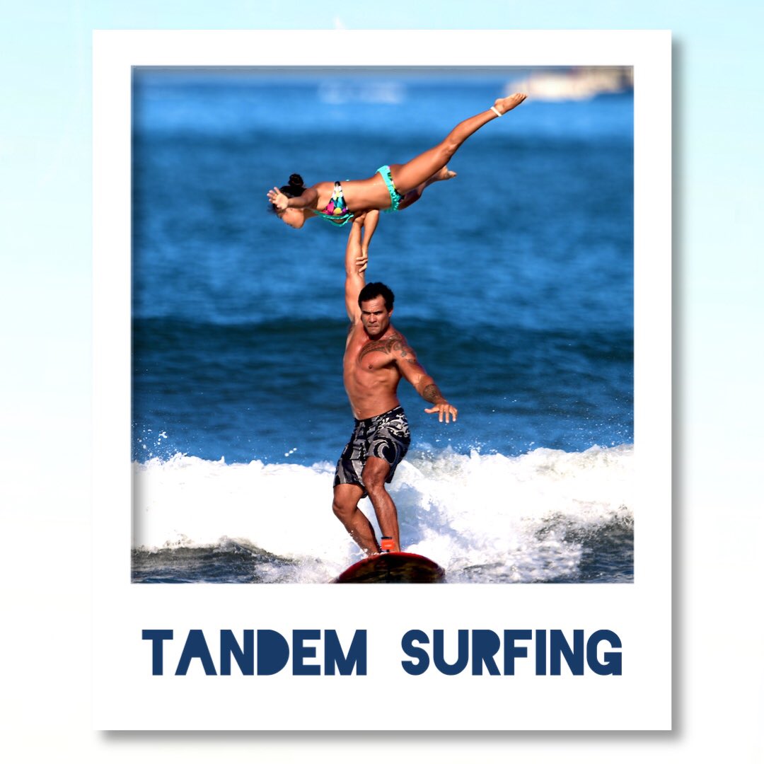 tandemsurfdoc's tweet photo. Check out this #tandem #surfing #awesomeness with Krystl Apeles flying high in the Accro, supported by partner, @kalanivierralg1. Did you know Kalani + Krystl are current world champs + this sweet #surfphoto was captured by @flipout47?🤔🤗💯
• • •
#whatistandemsurfing #wits https://t.co/rXzC48zNCl