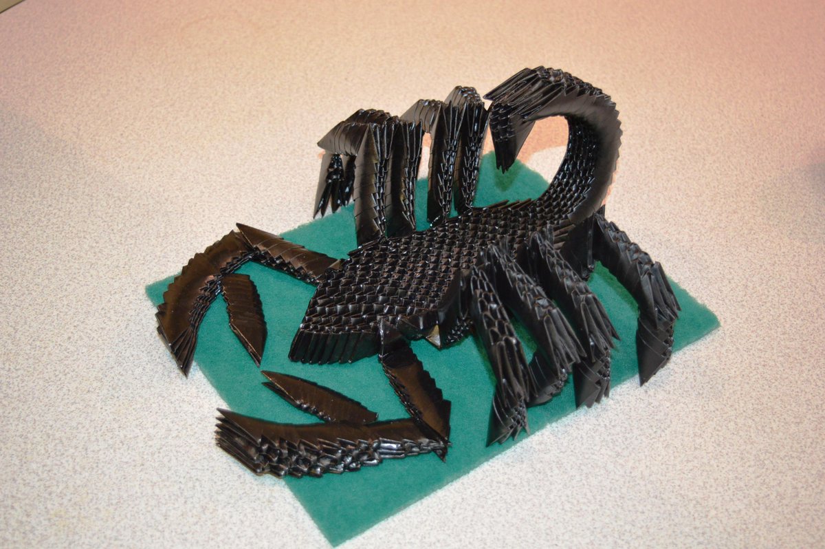 Ingeniously creative! A resident @ HMP Parc asked me 2 photo some of his art pieces. The ball n chain is made from Soap and the scorpion from folded paper.Incredible! <a href="/G4S/">G4S</a> <a href="/KoestlerArts/">Koestler Arts</a> <a href="/RTA_ARTS/">RTA</a> <a href="/ArtsCJS/">National Criminal Justice Arts Alliance</a> <a href="/Art4JusticeFund/">Art for Justice Fund</a> @PrisonArts <a href="/Elitedance/">Robot Ballerina 🤖</a> <a href="/OddArtsUK/">Odd Arts</a> <a href="/fmspear/">Faith Spear FRSA</a> <a href="/TheErwinJames/">Erwin James FRSA MUniv (Open)</a>