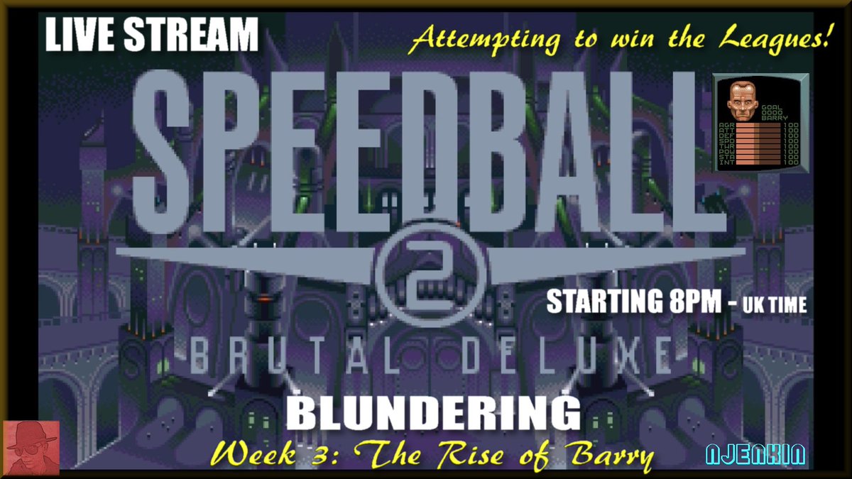 jenkin7NICK's tweet photo. Live streaming tonight on the Channel! It's week 3 of the Speedball 2 Blundering series on the Amiga. Upgrading Barry from the Bottom up. Drop by to cheer him on! Got to win those leagues! 😆👍🕹️🍦

➡️ https://t.co/CdxmGEWLS5

#livestream #commodore #amiga #retrogaming #njenkin https://t.co/p6A0zZHafU