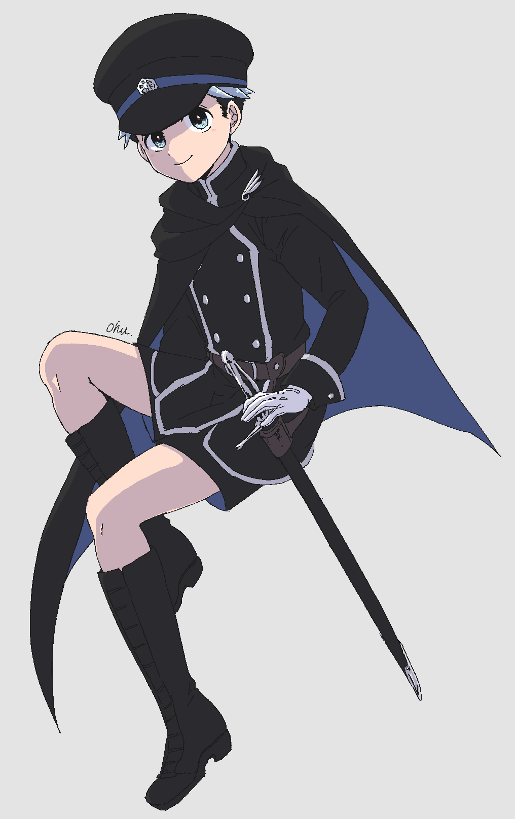 おふ 創作 軍服アオくん色塗った T Co Aibv0dlplr Twitter