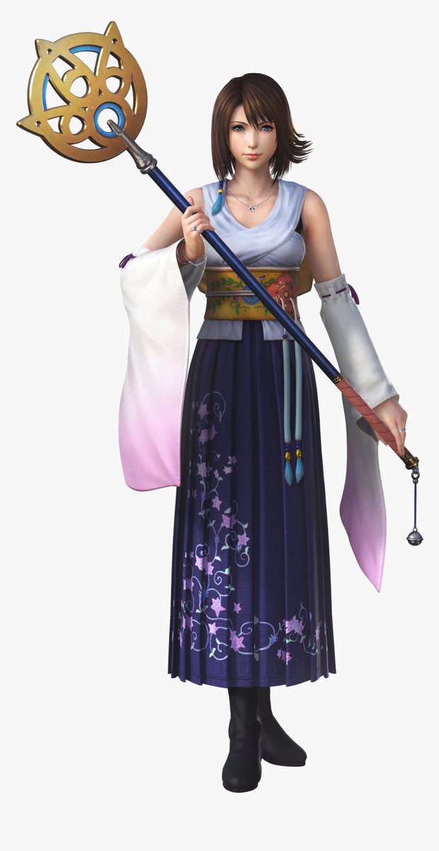 Poor Kairi can& #39;t catch a break. I mean all her main designs have no correlation with each other. Also, what happened to the purple that was so frequent in her first design. Then you have her new hair looking a lot like Yuna& #39;s. It& #39;s just missing the swish.