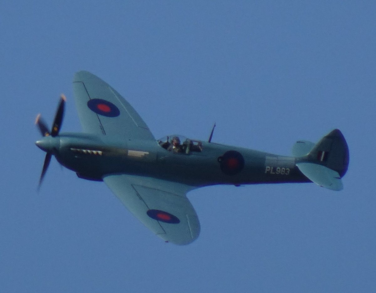 Great to see the NHS tribute spitfire flying over Aberdeen this morning :)