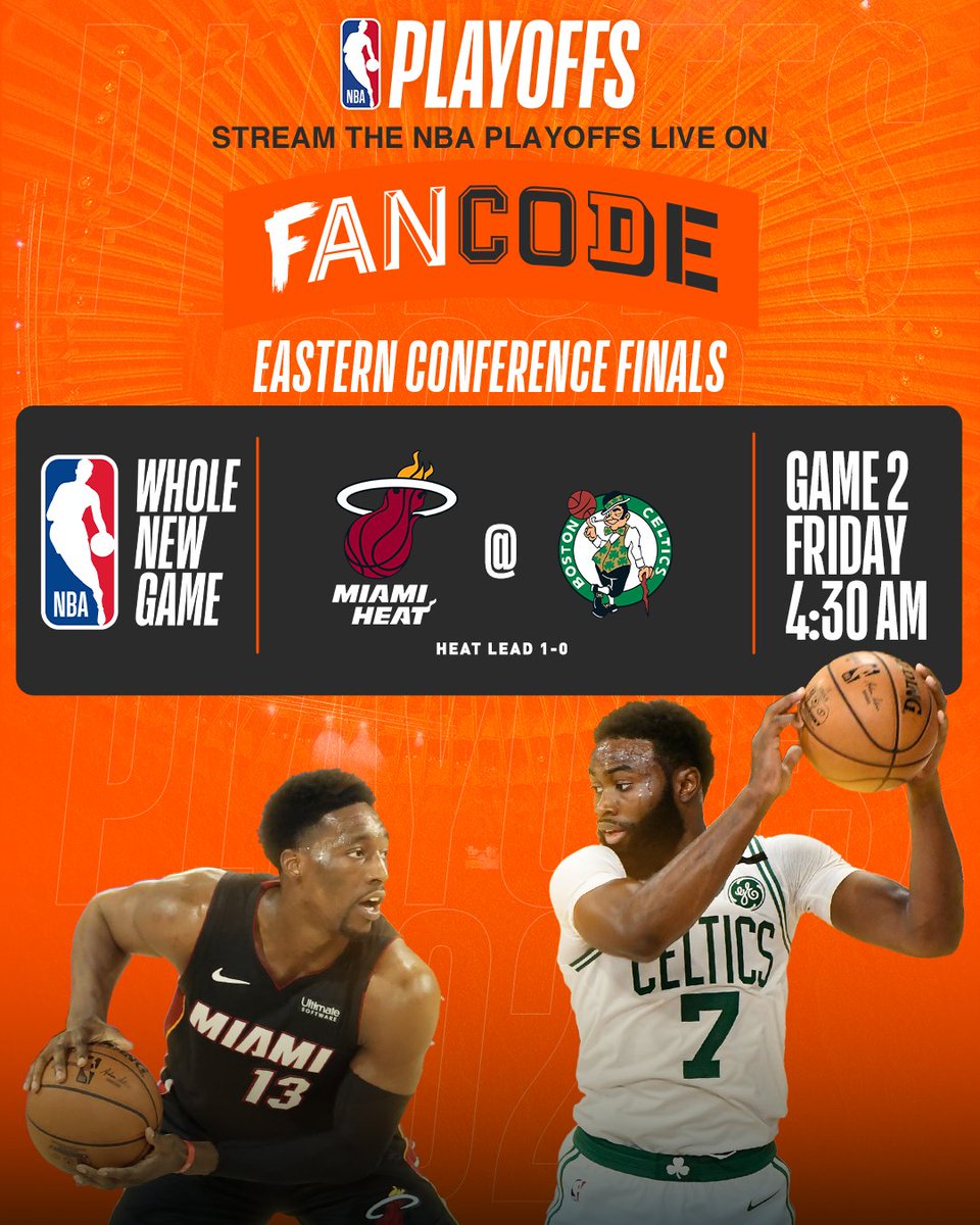 NBAIndia's tweet photo. Game 1 of the Eastern Conference Finals was a thriller! What does Game 2 have in store?
Stream the action live on @FanCode!
#NBAPlayoffs #WholeNewGame https://t.co/FyIpAWsQ16