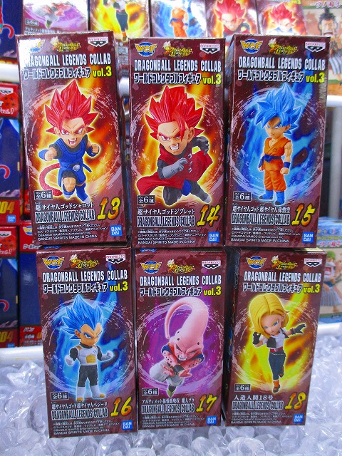 DRAGONBALL LEGENDS COLLABワールドコレクタブルフィギュアvol.3
入荷しました♪
全6種類です( ๑>ω•́ )ﻭ✧
#ドラゴンボールレジェンズ https://t.co/oI0HnY9txy