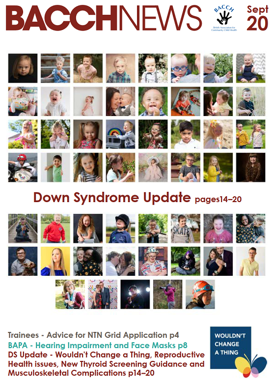 CommChildHealth's tweet photo. The Sept edition of #BACCHNews is now online for members and the paper copy is being posted today! Article include: Down Syndrome update; advice for NTN Grid Application; Hearing Impairment &amp; Face Masks, and Apps in a clinical pathway.
https://t.co/xNEyK48sba https://t.co/pfUE8XuEqq
