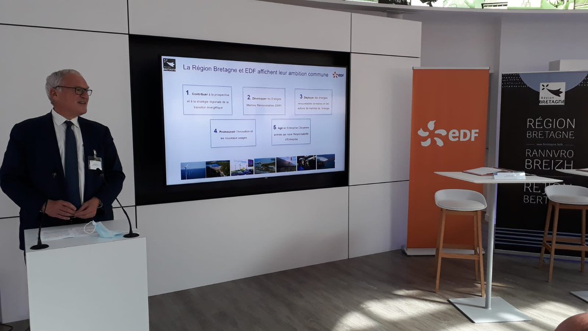 J_B_Levy's tweet photo. Très heureux de confirmer aujourd’hui à la @regionbretagne notre engagement dans la transition énergétique en apportant des énergies &amp; solutions bas carbone. Une terre maritime d'innovation, attractive et solidaire. #transitionenergetique https://t.co/SMXnadJfEf