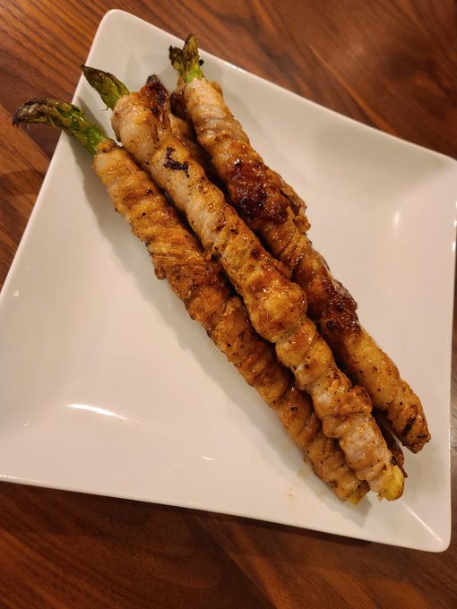 クラシル最高！
 asparagus and pork libs are the best buddies ever. https://t.co/QOoW3xknar