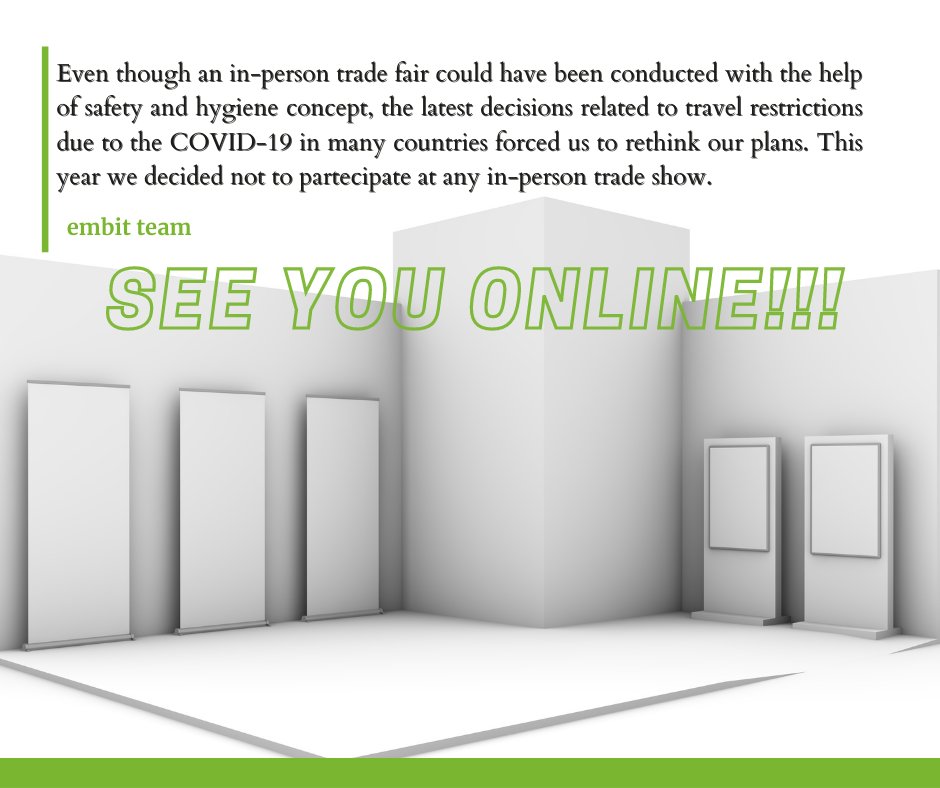 embitwireless's tweet image. Virtually or In-Person? What do you choose?
#electronica #embeddedworld #embit