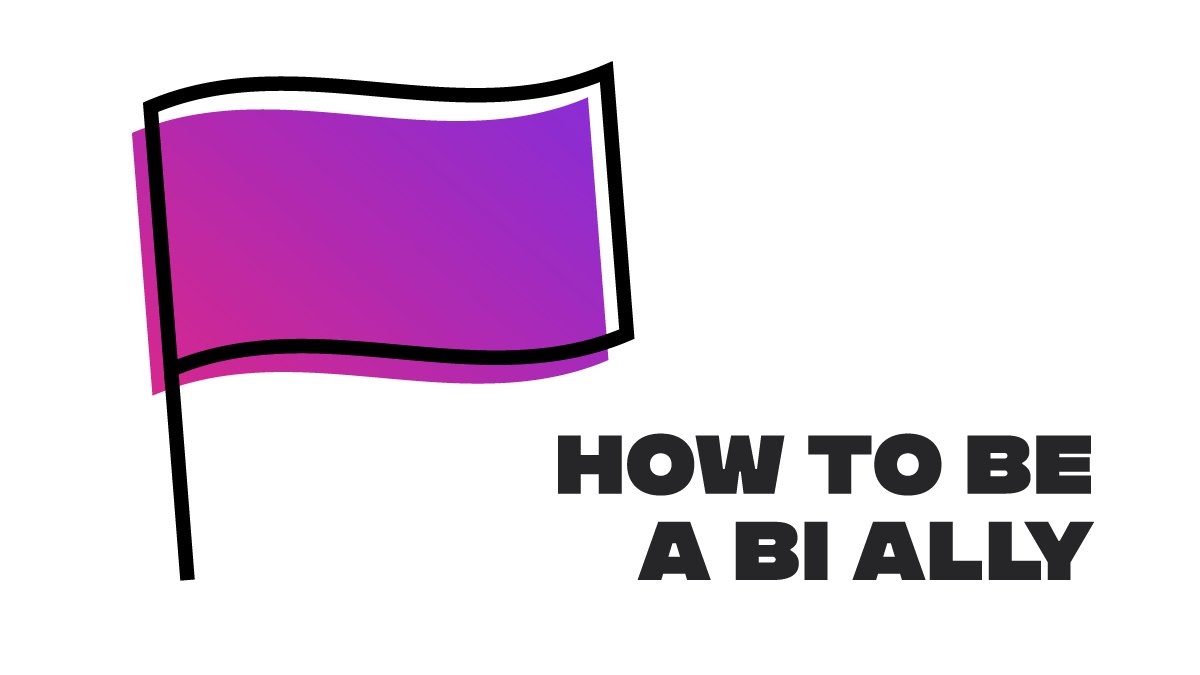 Yesterday was the beginning of #BisexualAwarenessWeek so we made a little round-up on ways to be a bi-ally to share with your friends and family. Enjoy! #BiWeek