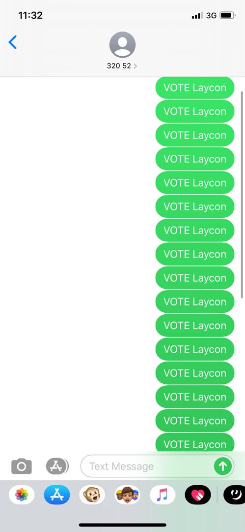 morogun1's tweet photo. My friend just vote for  our president #BBNaijia2020 #bbnaijialockdown  #bbnLaycon  #VoteLayconToFinals
@itsLaycon https://t.co/oRNgqGUANm