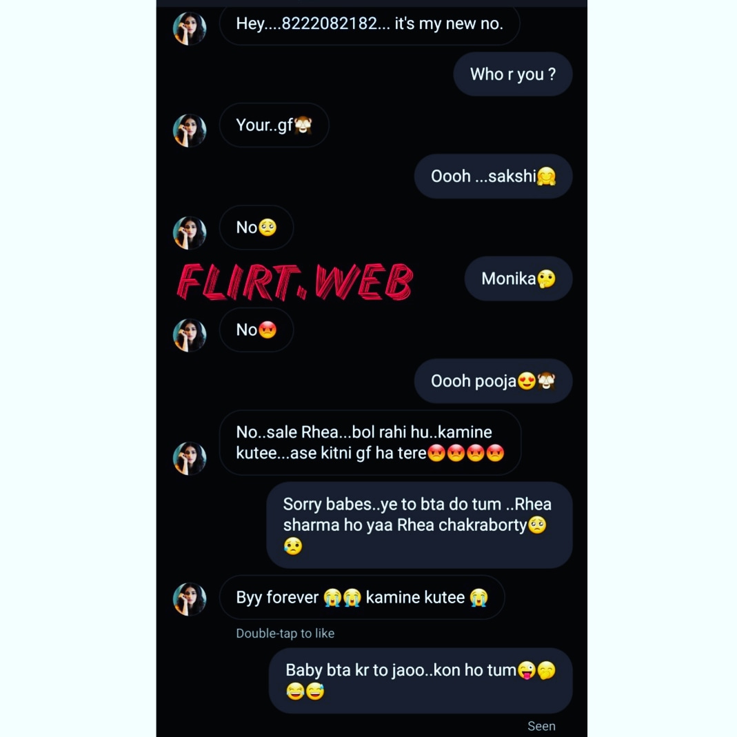 Flirty chat
