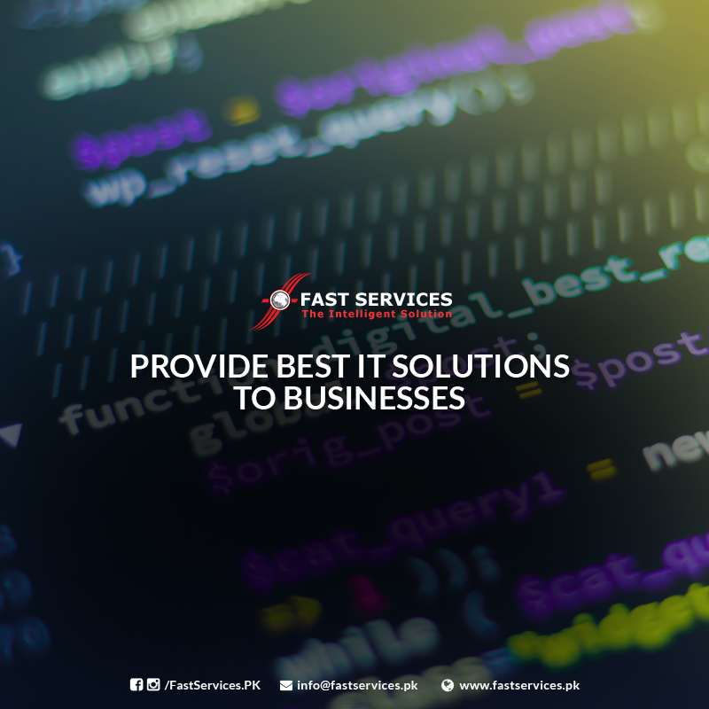 FastServices_PK's tweet photo. We Provide Top-Notch IT Solutions to a Diverse Range of Clients. #BeOurCustomer #FastServices #ITSolutions #ITServices #GrowYourBuisness https://t.co/TpKVyjNNWq