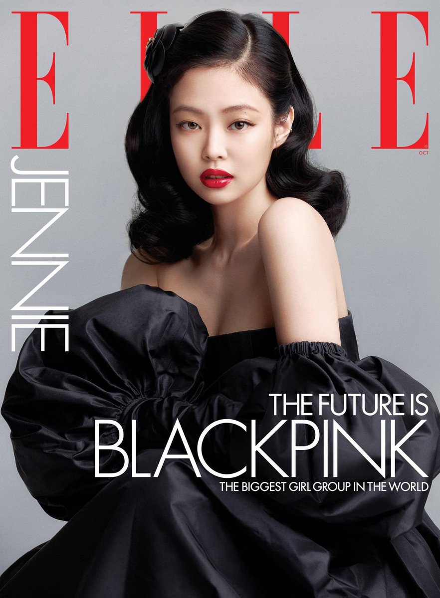 bpbillboard's tweet photo. Jennie will be on the cover of Elle Magazine US. Elle US will reveal more covers at 8AM EST!

“The future is @BLACKPINK. The biggest girl group in the WORLD” https://t.co/S58dOQ65C2