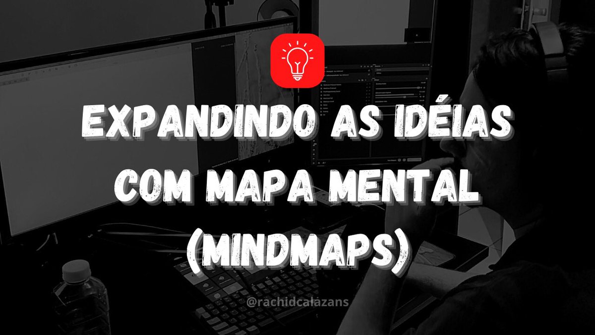 rachidcalazans's tweet image. Fala champs, beleza! Nesse vídeo falo sobre mapa mentais (mindmaps) e como usá-los antes de elaborar seu código. Link para acesso: youtu.be/ceONFk4zUKQ 
Espero que gostem. Valeeeeeeeu 
#engenhariadacomputacao #daysofcode #learncoding #cursodeprogramação #cursodeti