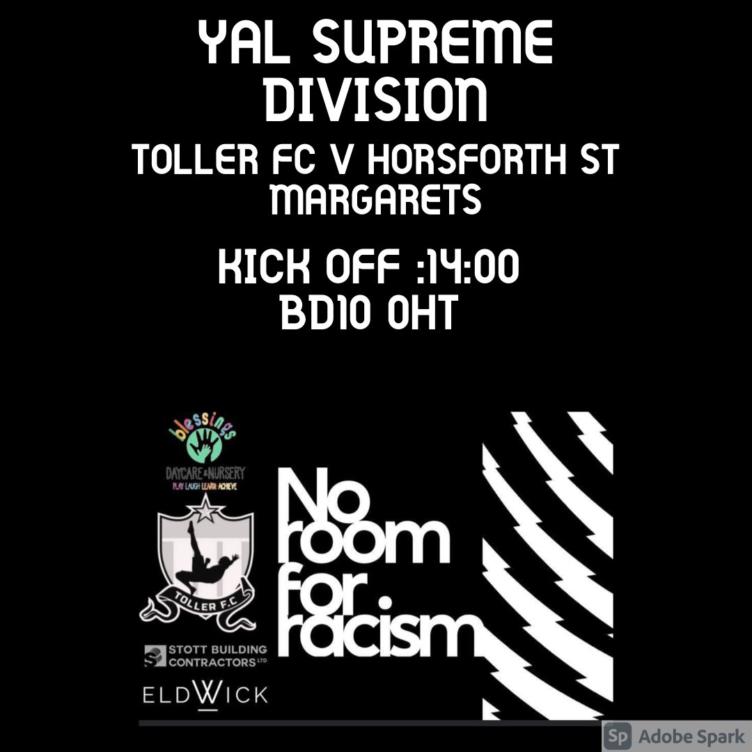 fc_toller's tweet photo. This week we welcome @Horsforthmags  at our new home base Victoria rangers Club. Another tough fixture but the boys are looking to bounce back from last week disappointing performance. 

🆚 Horsforth St Margaret’s 
🏆 @YAL
📆 19/0920
⏱ 14:00
🏟 BD10 0HT https://t.co/DJfy9X0WCt