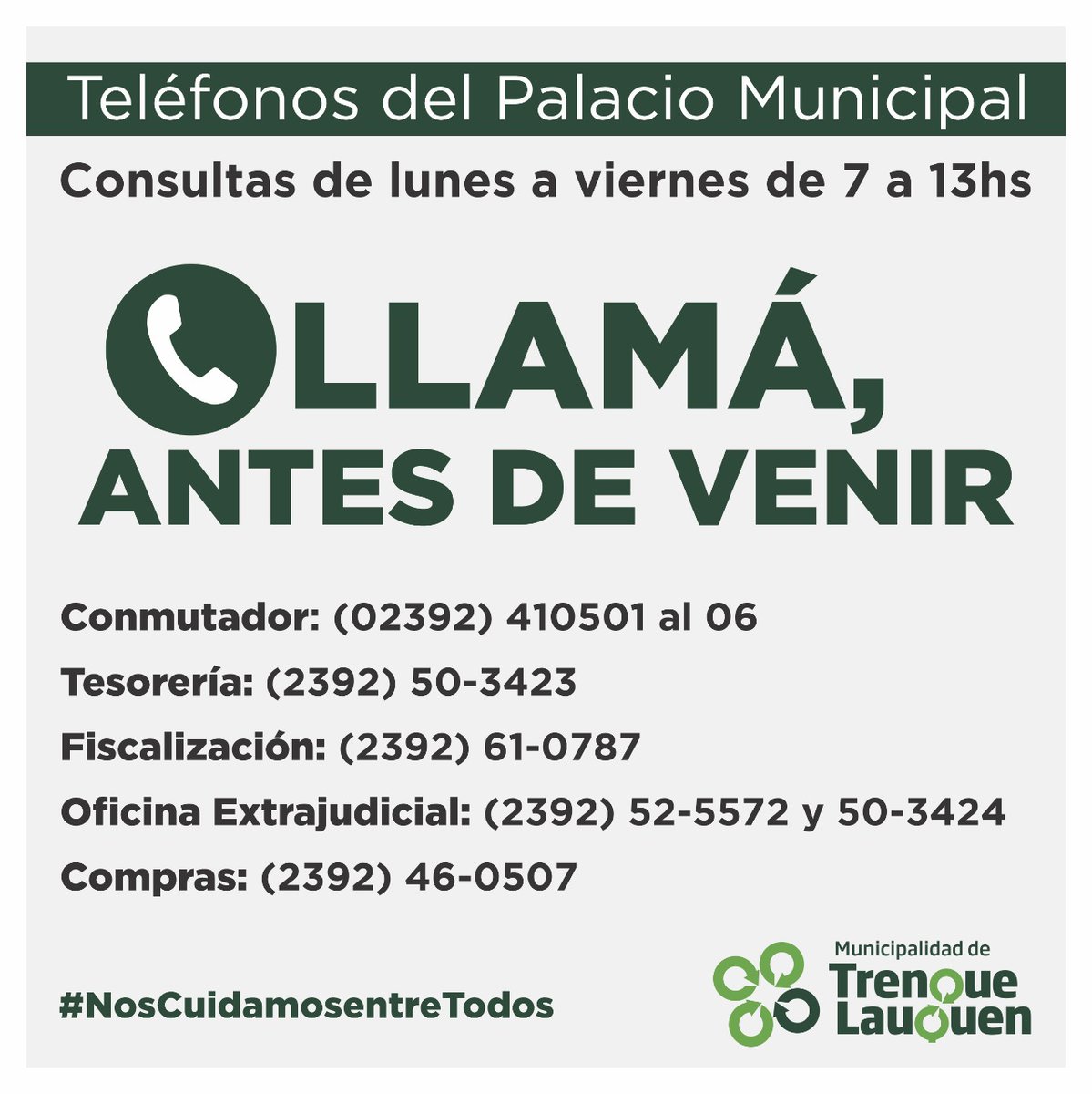 #noscuidamosentretodos