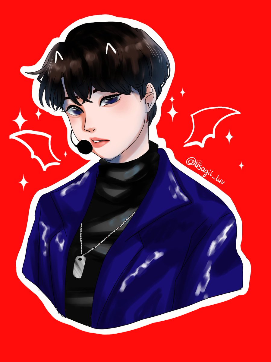 usagii_luv's tweet photo. ❤️Hanbin❤️
😇 or 😈
#HanniesWillWaitForHanbin 
#ilandfanart #iland_fanart #hanbinILAND #HANBIN_ILAND_FIGHTING #FANART #HUBI #love https://t.co/vQug7vnxuL