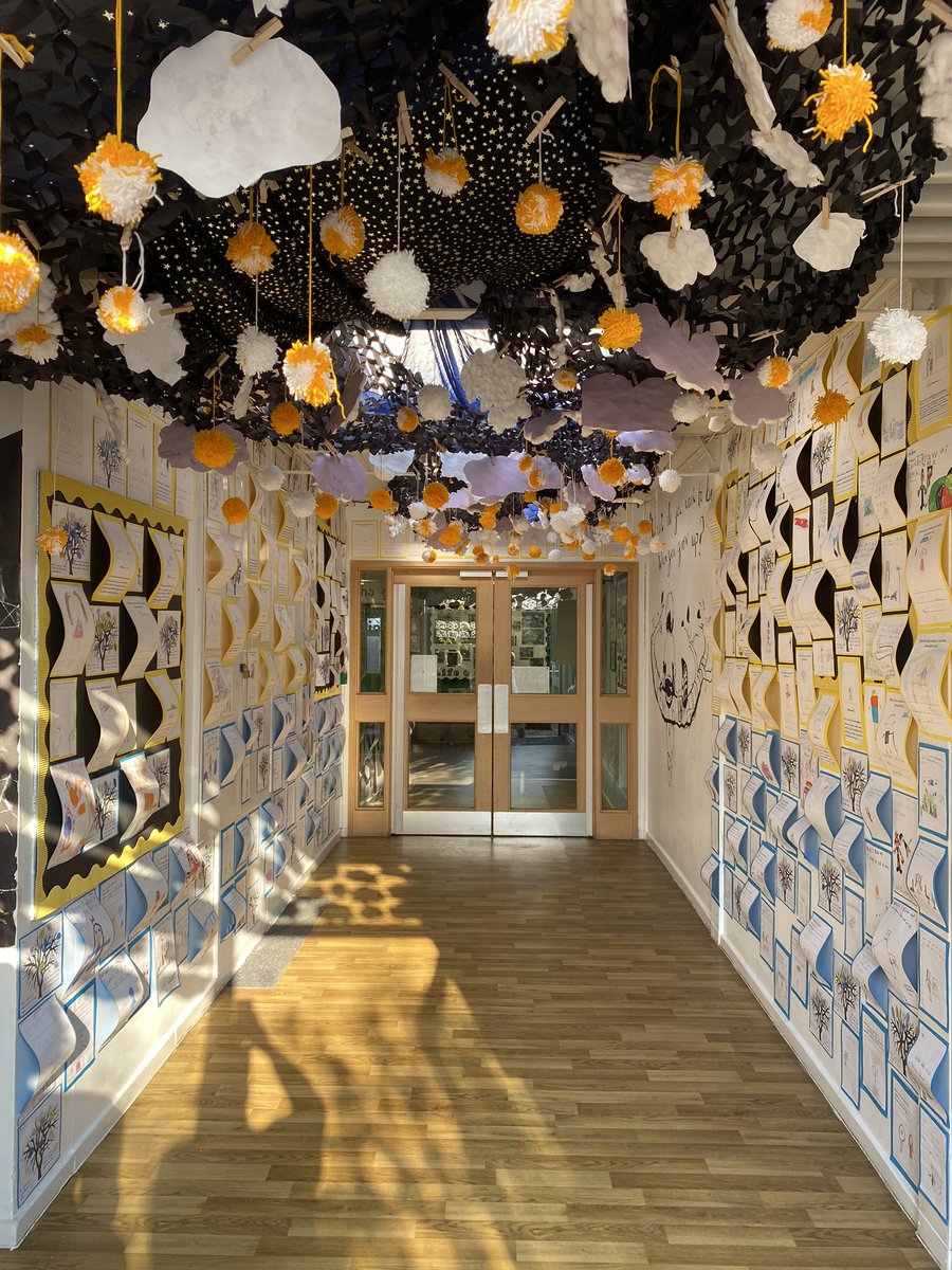 nikottaway's tweet photo. This is our Camps Hill whole school display inspired by The Boy, The Mole, The Fox and The Horse by @charliemackesy the children really enjoyed thinking about what they would like to be when they grow up! https://t.co/CxCMK9wiXI
