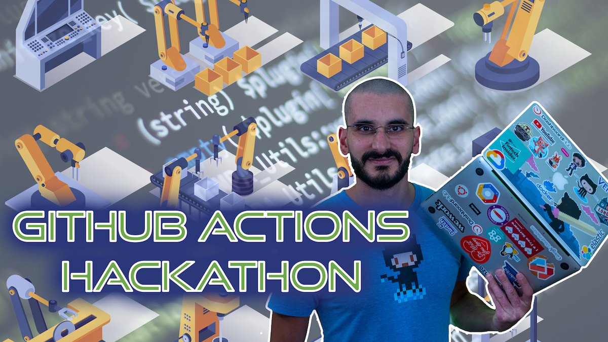 eddiejaoude's tweet photo. Lets do a live stream at 1:30pm UK time today and look at what the community have been building with #GitHub Actions this month for @ThePracticalDev #hackathon
Link in bio 👆and in reply 👇 See you in 45mins
#DevRel #OpenSource #DevTo #hack #Action #DevOps #Cloud #CI #GHActions https://t.co/z9IsJdgocG