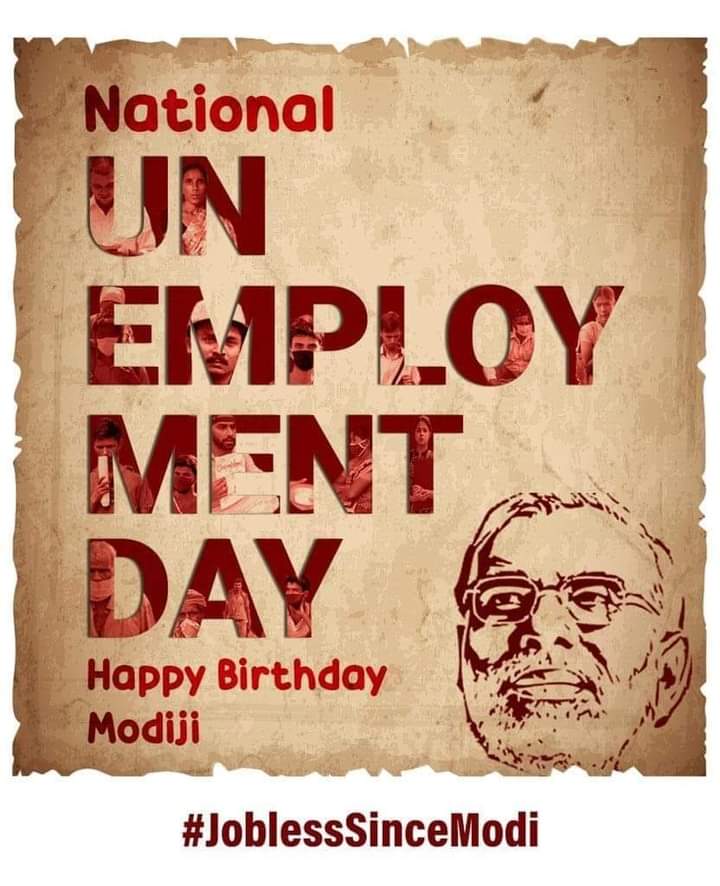 bharathaisf's tweet photo. #NationalUnemploymentDay17Sept https://t.co/s0Lqy0KB6e