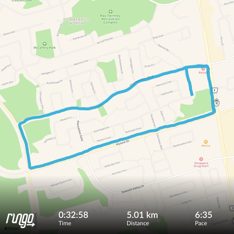 dell_tdell's tweet photo. I just completed my Unionville 5K ⁦@RunForWomen⁩ ⁦⁦@ShopprsDrugMart⁩ #virtual #mentalhealth #women #advocate ⁦@RunGoApp⁩  https://t.co/MSehcegn8M https://t.co/jvQMKCu464