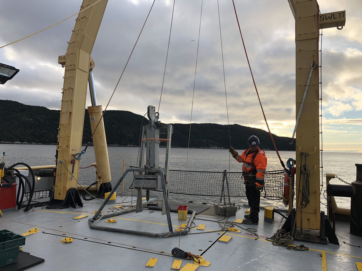 Prêts pour échantillonner à Baie Comeau! #OSL #OSL2020 @QuebecReseau