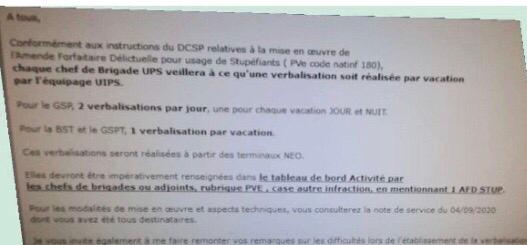 alliancepolice's tweet image. Les démons de la politique du chiffre ? 
Notes, instructions avec objectifs par patrouille... 
Pression des chefaillons ! 
Alors monsieur le ministre @darmanin -&amp;gt; transparence ou exigence de resultats ?
Et les gardiens dans tout ça ?
Ils subissent😡